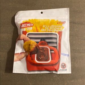 SauceMoto Dip Clip Condiment Holder For Vehicle 2 Pack NIP